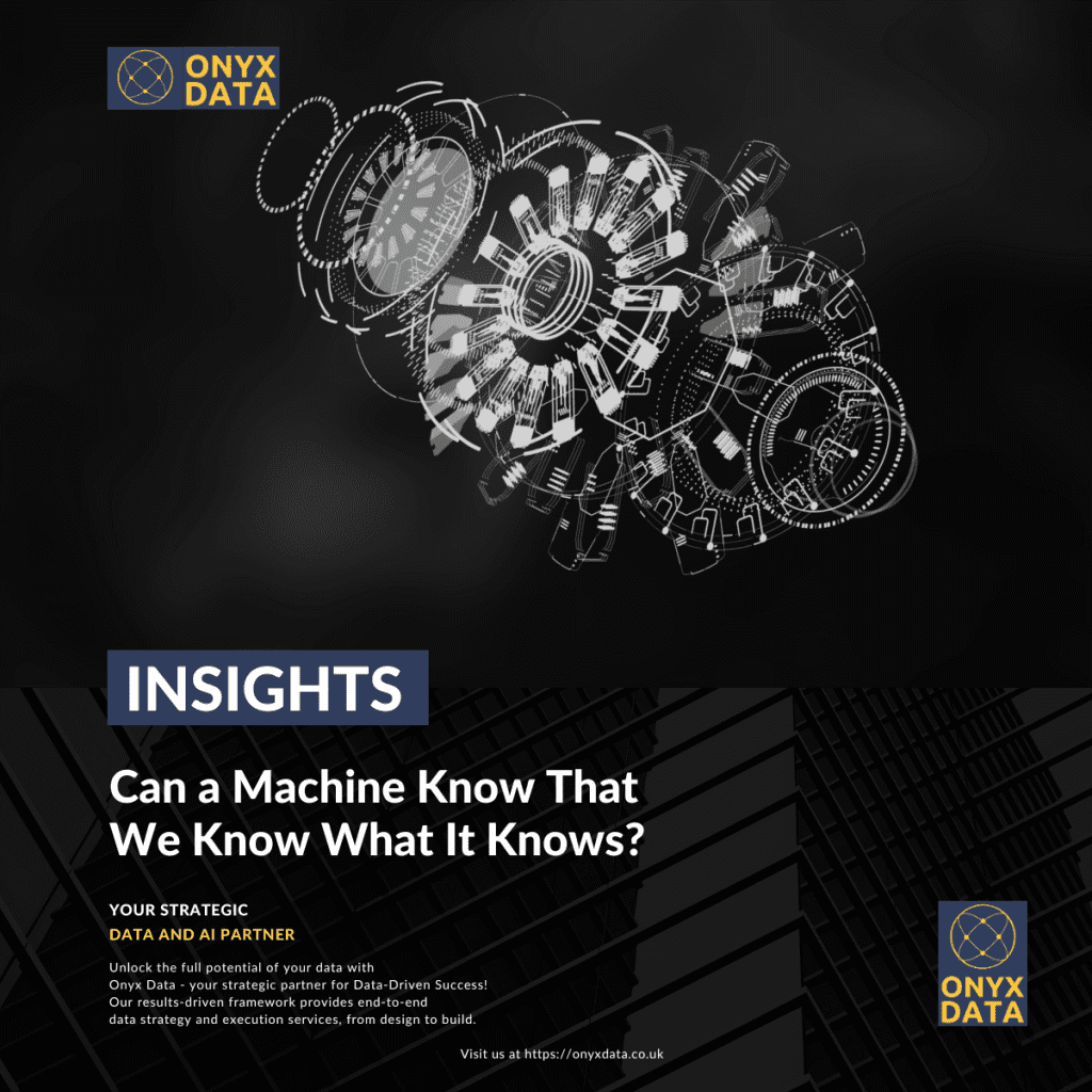 Can a Machine Know That We Know What It Knows?