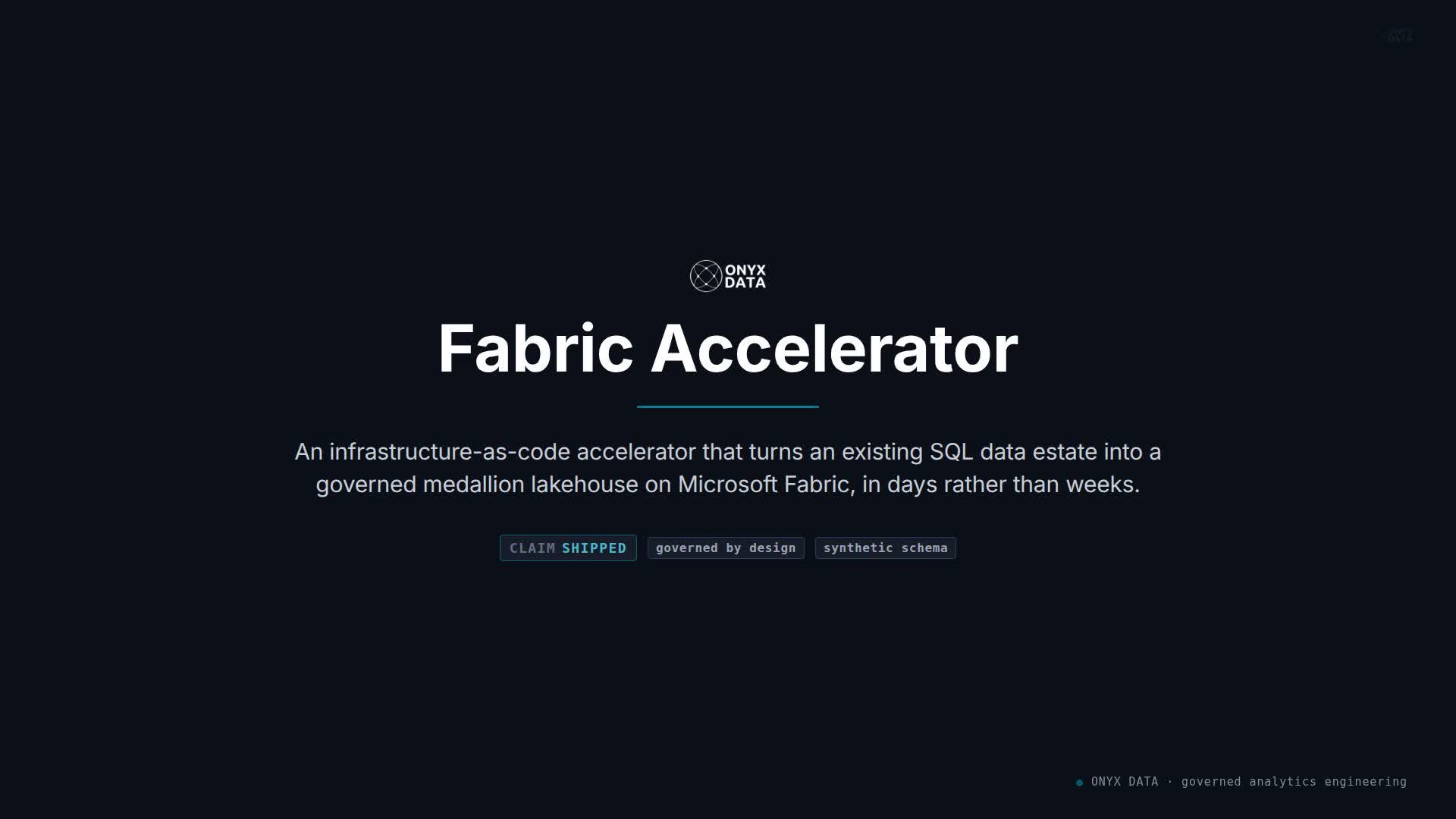 Fabric Accelerator demo